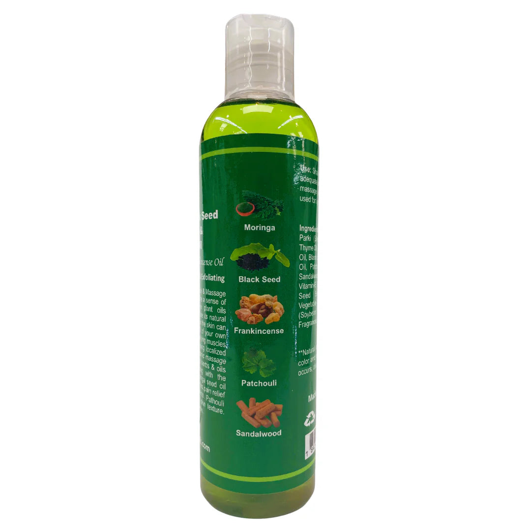 Moringa & Black Seed Bath, Body & Massage Oil 8oz