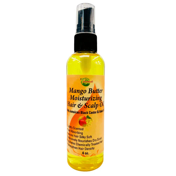 Mango Butter Moisturizing Hair & Scalp Oil 4oz