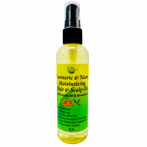 Turmeric & Neem Moisturizing Hair & Scalp Oil 4oz