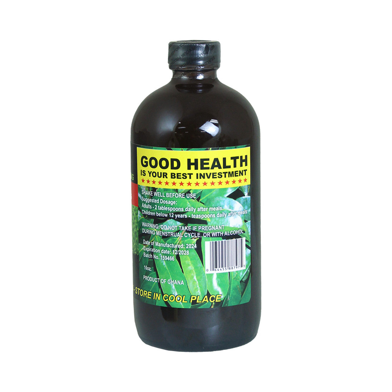 Soursop Bitters For Colon Cleansing 16oz