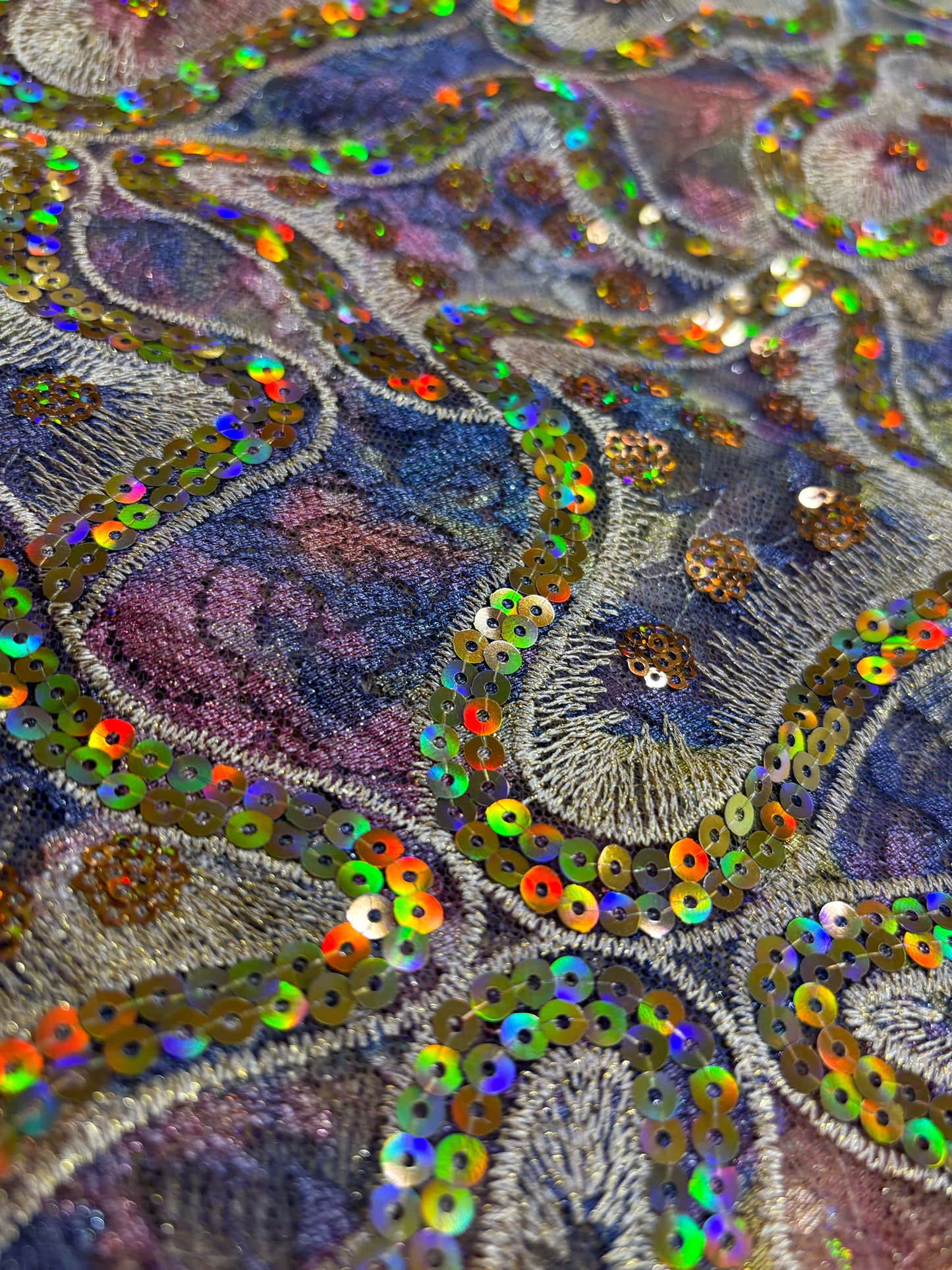 LACE SEQUIN FABRIC