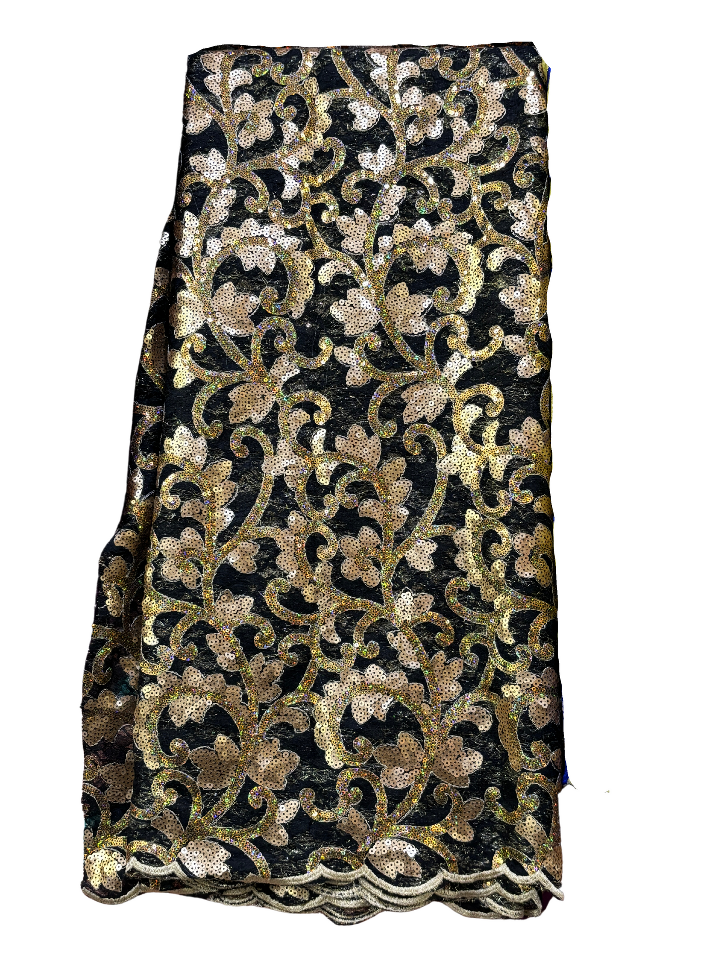 SEQUIN LACE FABRIC