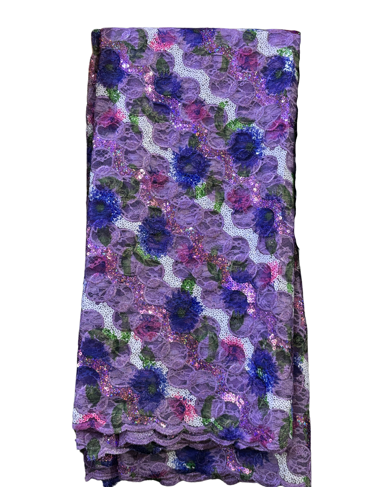 SEQUIN LACE FABRIC