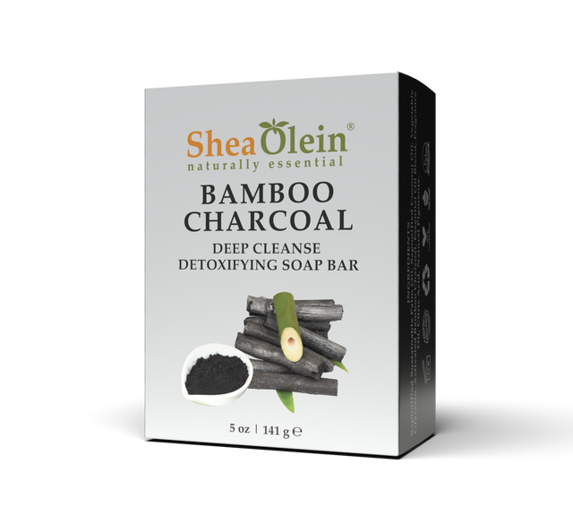 Activated Bamboo Charcoal Deep Cleanse Detoxifying Soap Bar 5oz