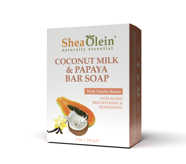 Coconut Milk & Papaya Beauty Bar with Vanilla Beans 5oz