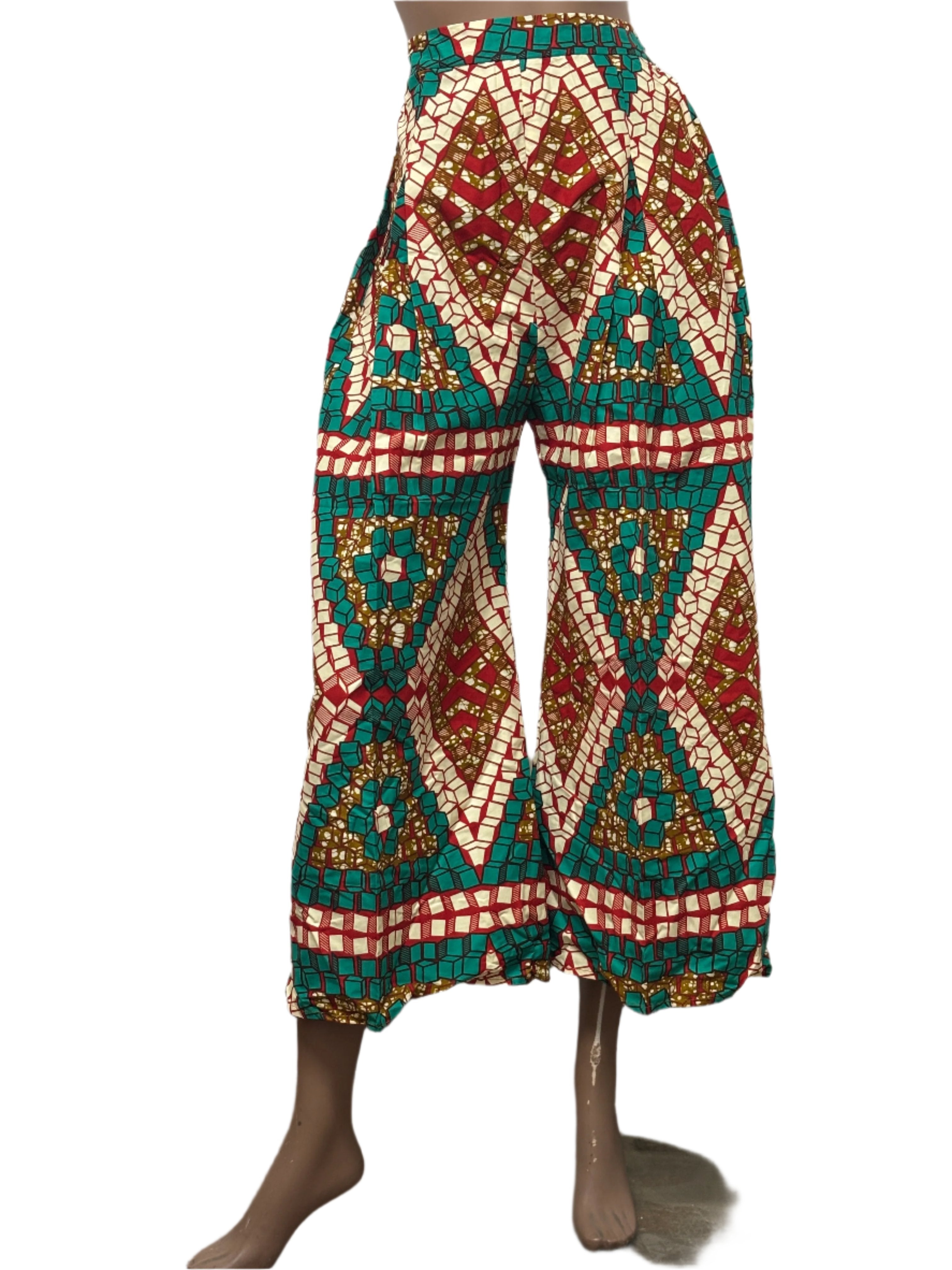 Women african pattern pants