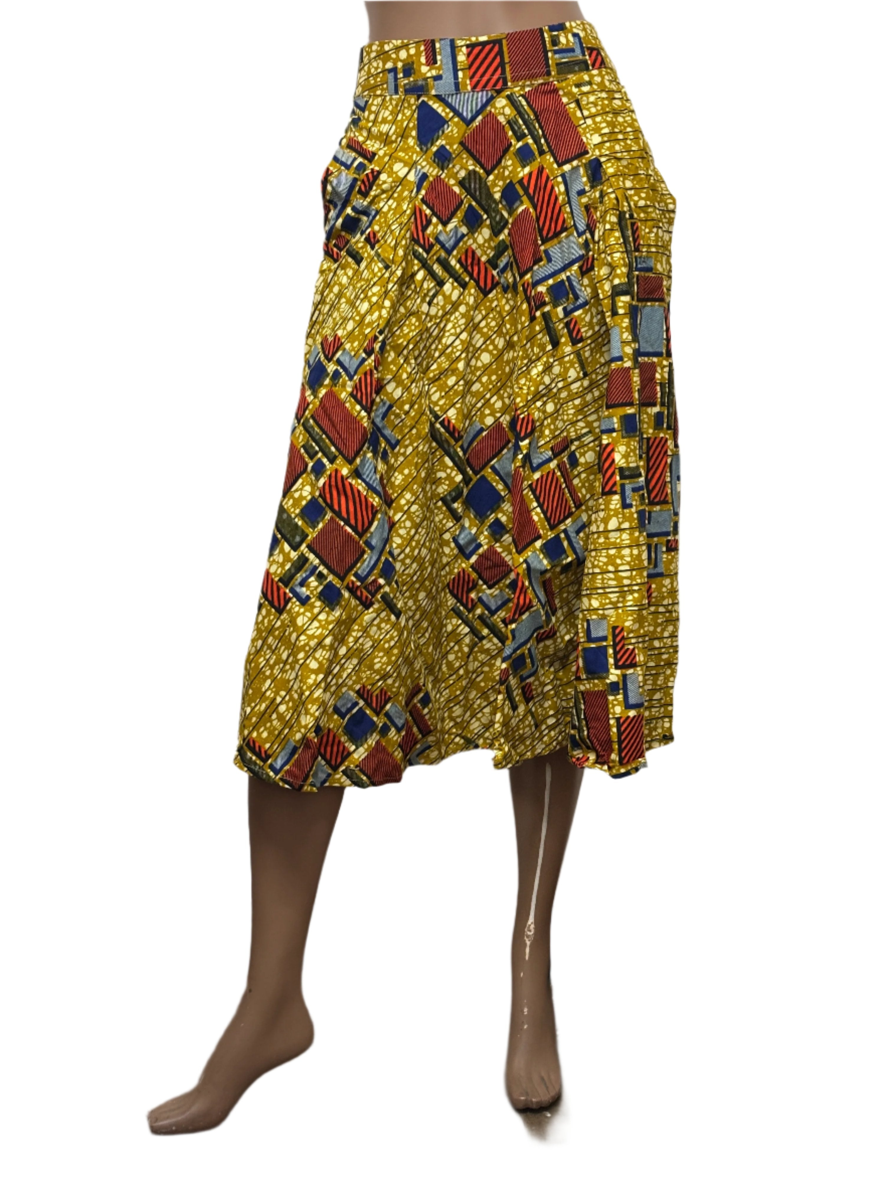 Seamless African pattern skirt