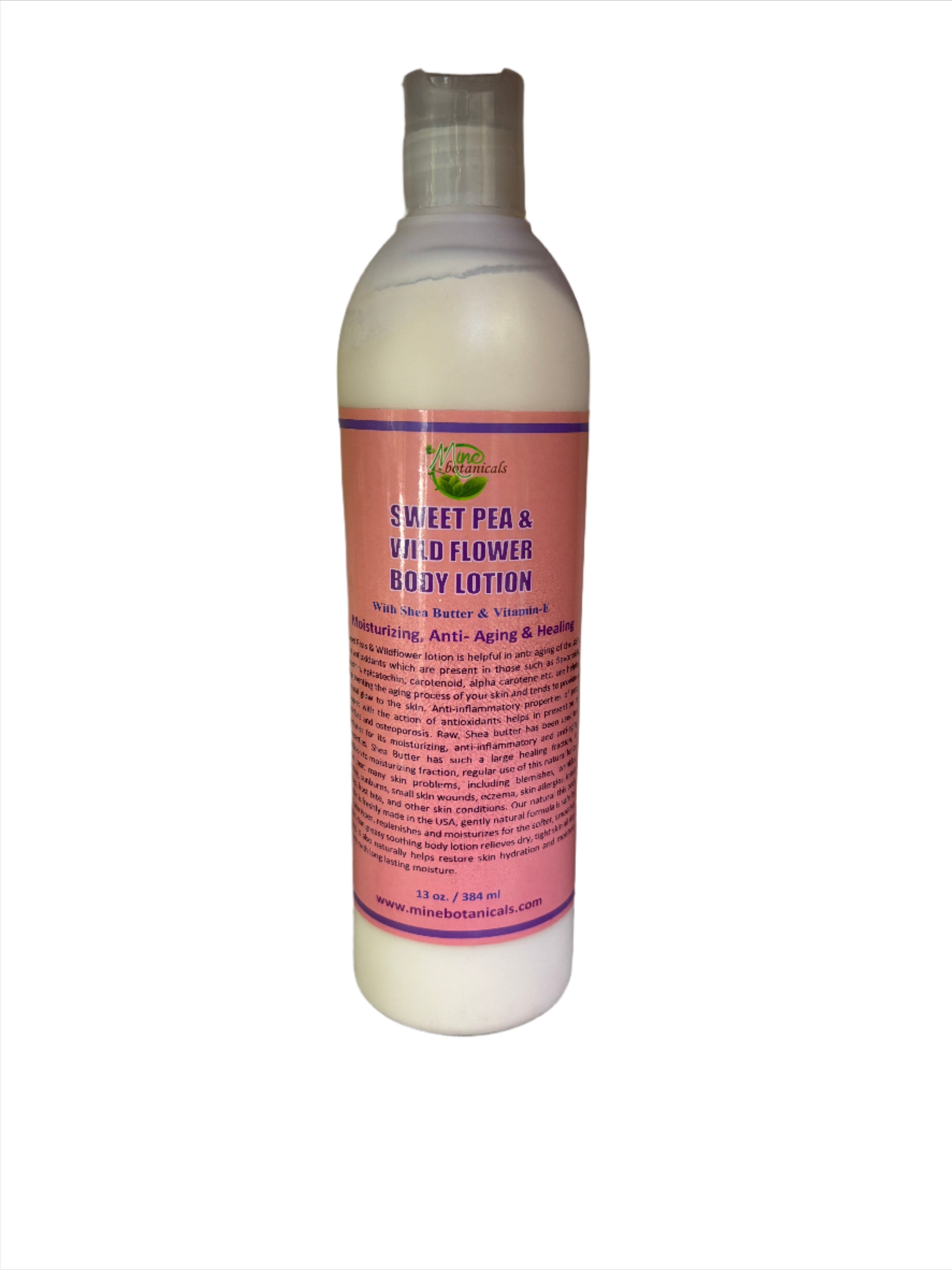 SWEET PEA & WILD FLOWER BODY LOTION 13oz