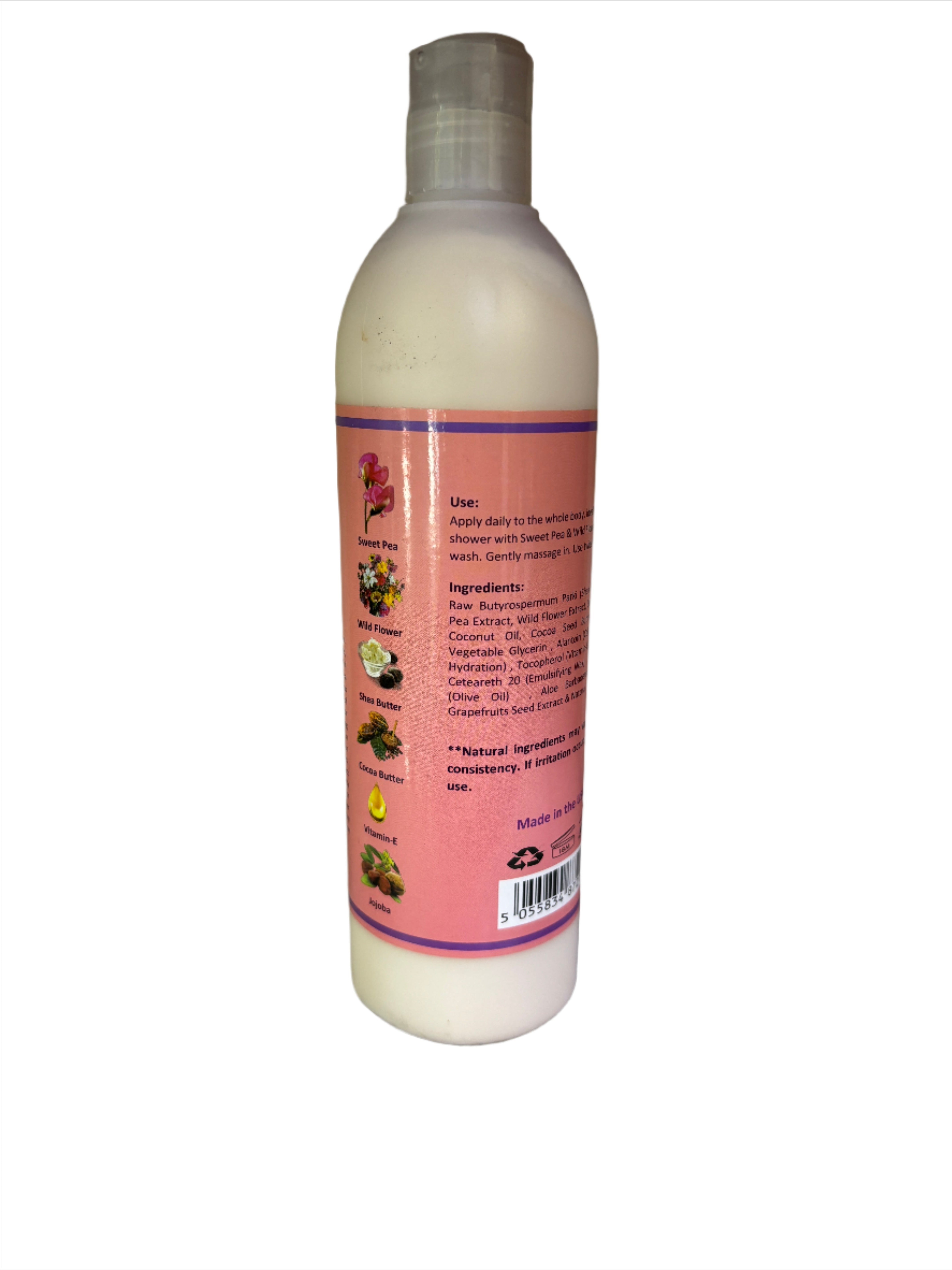 SWEET PEA & WILD FLOWER BODY LOTION 13oz