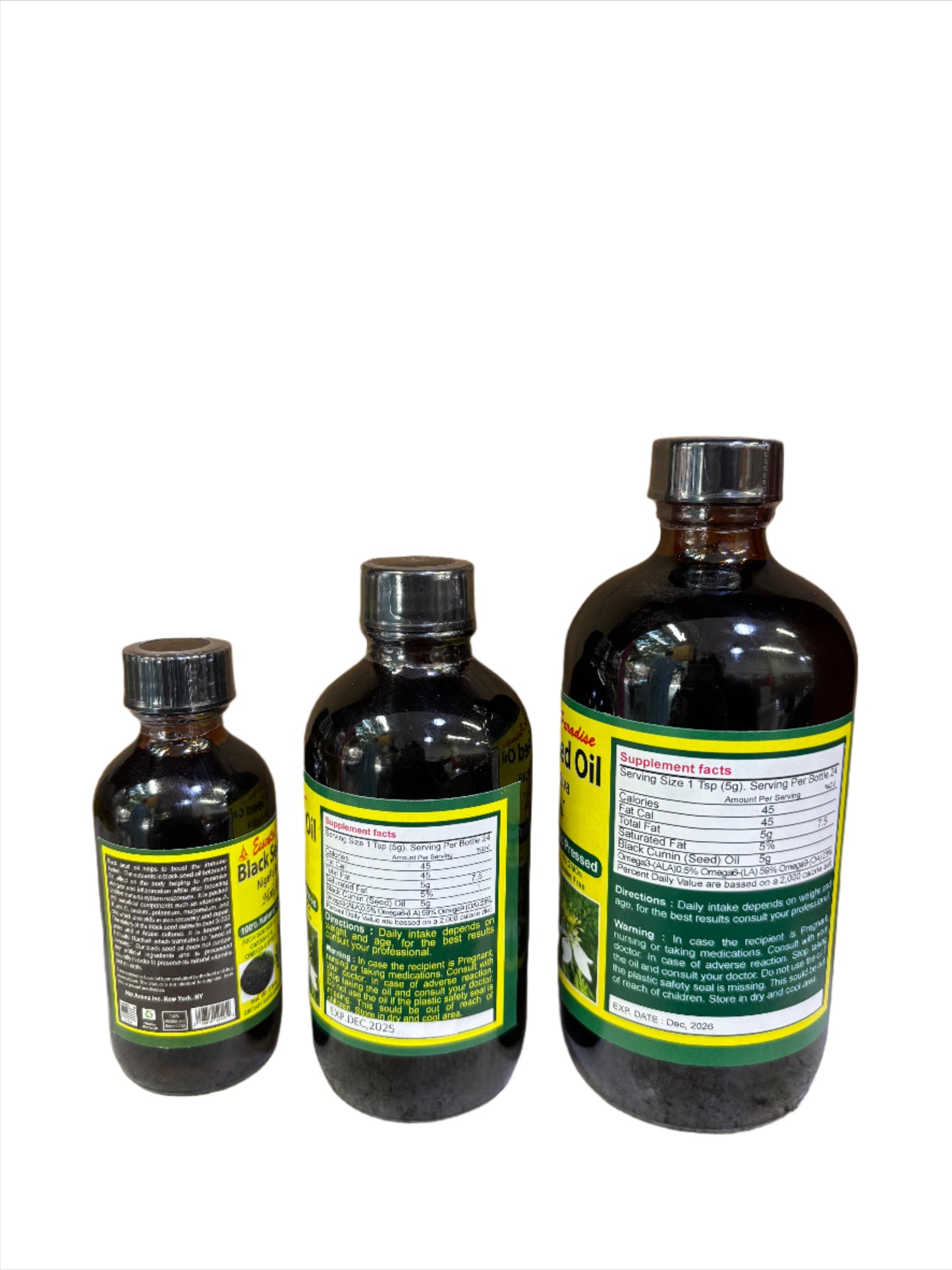 Essential Paradise Black Seed Oil (Nigella Sativa)