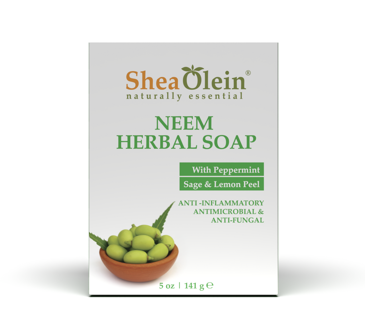 Neem Herbal Soap with Peppermint, Sage & Lemon Peel 5oz