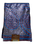 African print fabric with foil pattern