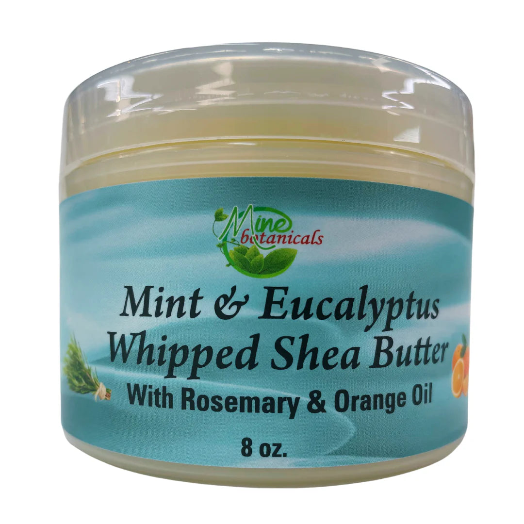 Mint & Eucalyptus Whipped Shea Butter 8oz